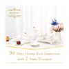 DUJUST 6 platillos de té de porcelana 6 pulgadas_6