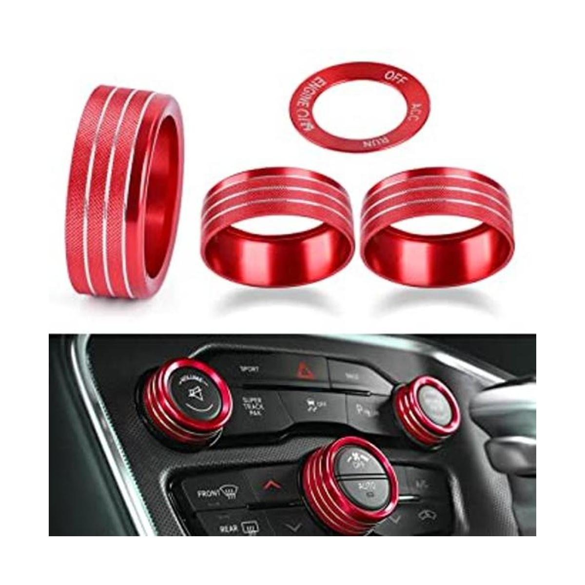 Cubierta de perilla de control roja para radio Tune Audio