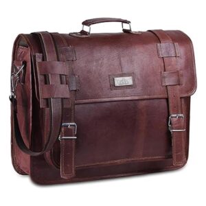 Hulsh Bolsa de piel convertible para portátil de 18