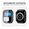 JZK Paquete de 10 fundas rígidas para Apple Watch Series_3