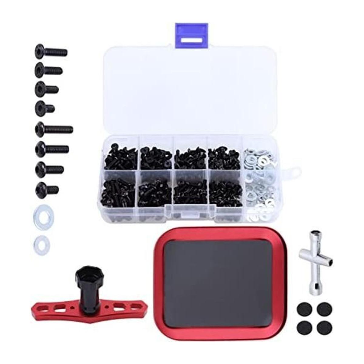 Kit de 352 tornillos RC con bandeja de tornillos de 0.669