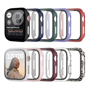 JZK Paquete de 10 fundas rígidas para Apple Watch Series_1