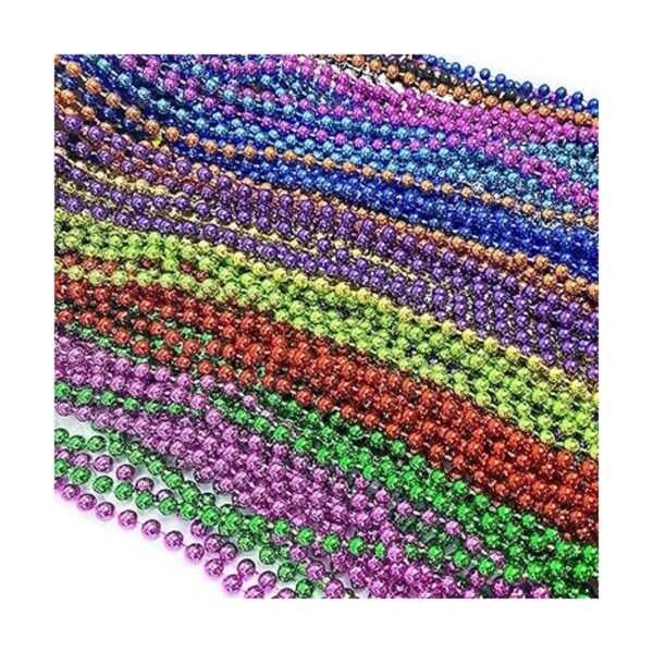 GIFTEXPRESS Paquete de 72 cuentas de Mardi Gras a granel_2