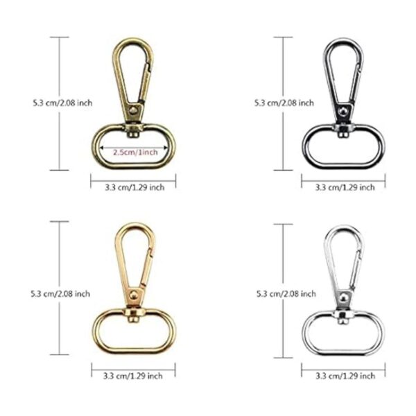 Goyunwell Ganchos giratorios de 1 pulgada para hacer