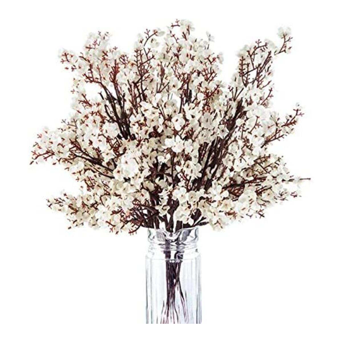 Exoment Ramo de flores artificiales Gypsophila 10