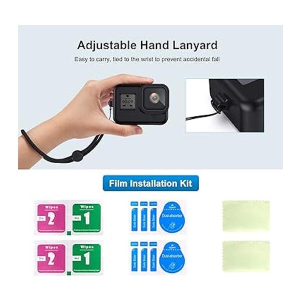 Kit de accesorios para GoPro Hero 8 negro funda_4