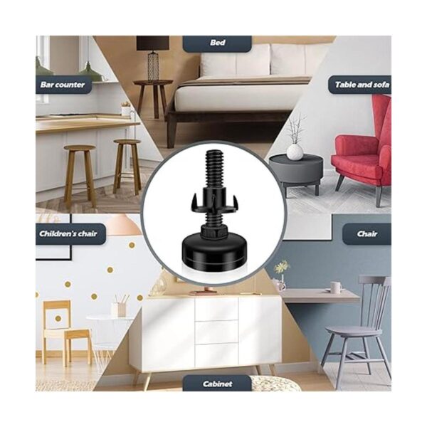 Juego de 10 pies de nivelación ajustables para muebles