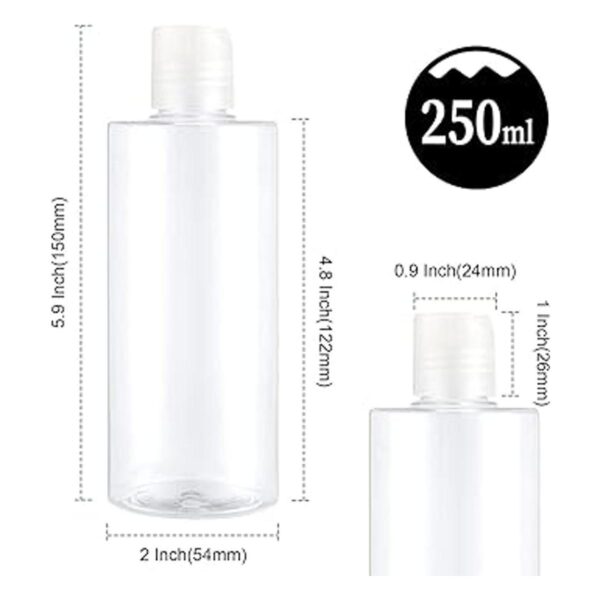 PINGEUI Paquete de 20 botellas de loción recargables de_2