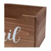Elegant Designs HG2010NMW Mesa de madera rústica de
