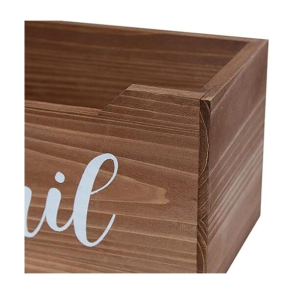 Elegant Designs HG2010NMW Mesa de madera rústica de