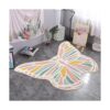 Lukinbox Alfombras de mariposa para niños alfombra de