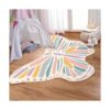 Lukinbox Alfombras de mariposa para niños alfombra de
