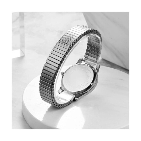 JewelryWe Mens Big Dial Easy Reader Quartz Watch