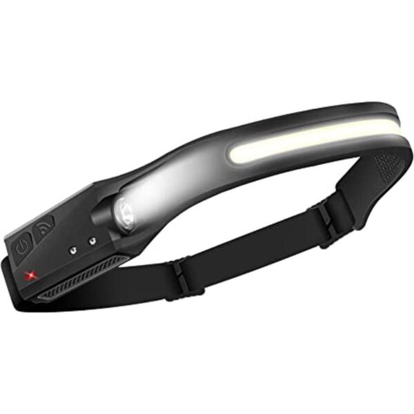 Paddsun Linterna frontal recargable COB de 230 con_1