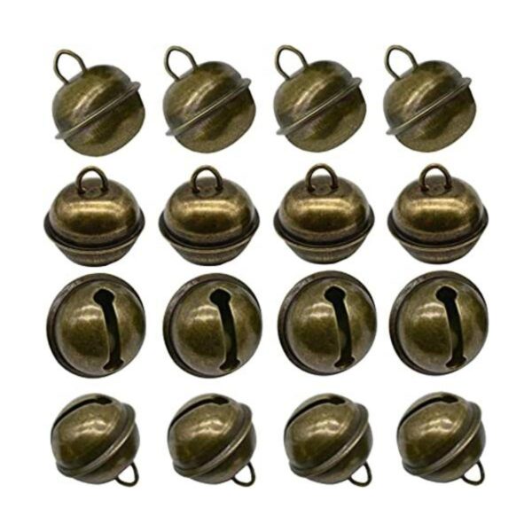 Maydahui 100 cascabeles de cobre vintage de 1 pulgada_1