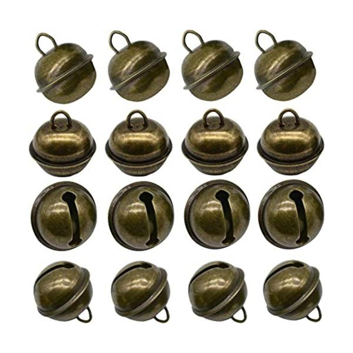 Maydahui 100 cascabeles de cobre vintage de 1 pulgada