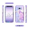 Miqala Funda para Galaxy S8 diseño de mármol tres capas_2