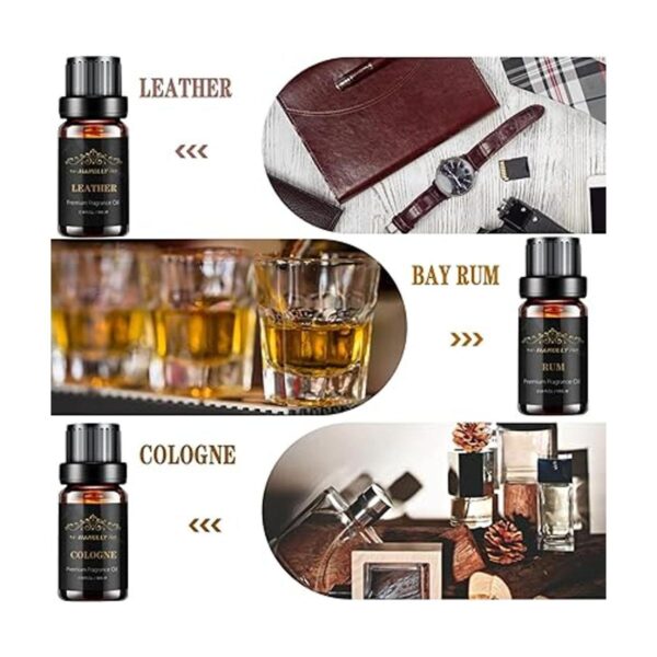Juego de aceites esenciales aromas para hombres kit de_3