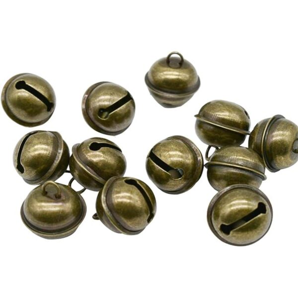 Maydahui 100 cascabeles de cobre vintage de 1 pulgada_2