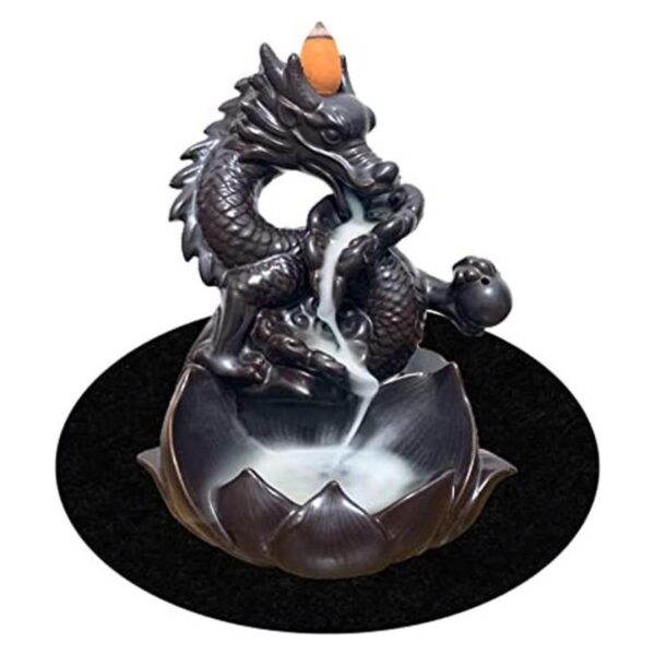 Dragon Backflow Quemador de incienso para cascada con_1