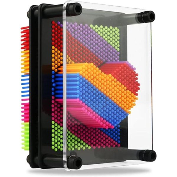 LXS Juguete de tablero de arte con pin 3D colorido_1