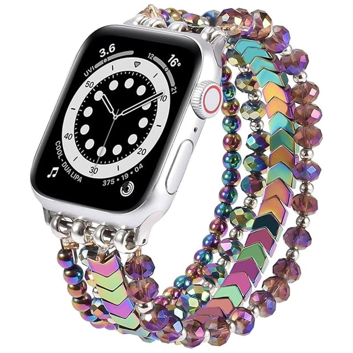 MOFREE Pulsera de cuentas compatible con Apple Watch Band