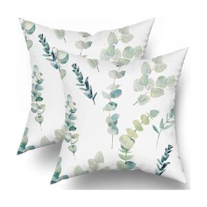 Juego de 2 fundas de almohada cuadradas de 18 x 18