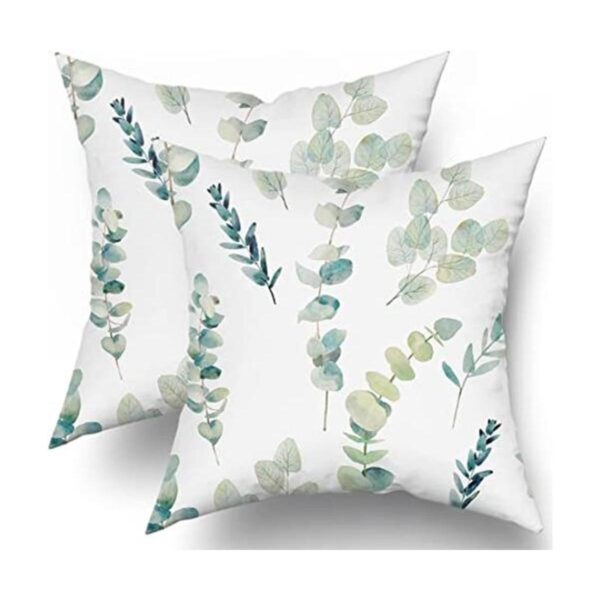 Juego de 2 fundas de almohada cuadradas de 18 x 18