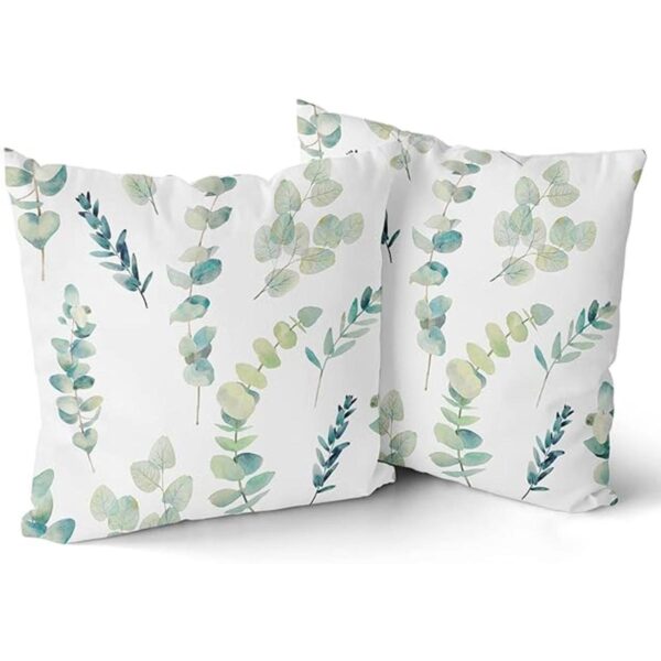 Juego de 2 fundas de almohada cuadradas de 18 x 18