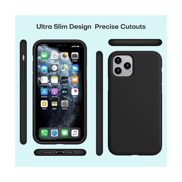CellEver Funda de silicona para iPhone 11 Pro delgada a_5