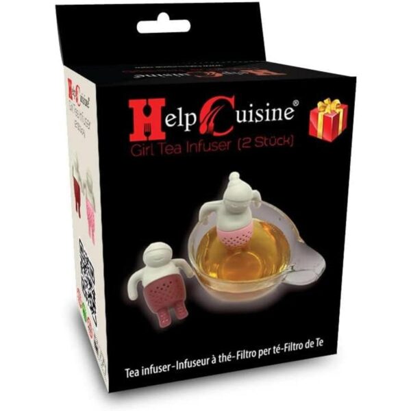 HelpCuisine Juego de 2 infusores de té para niña_3