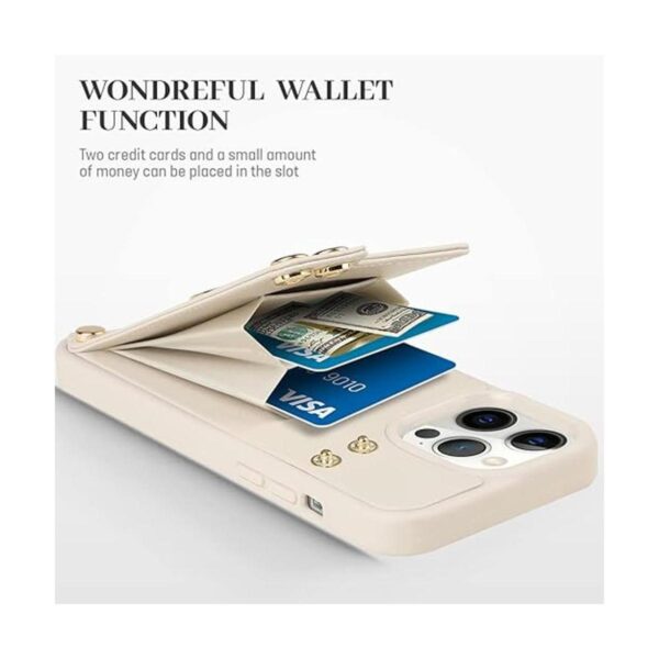 LAMEEKU Compatible con iPhone 12 ProiPhone 12 Wallet de_4