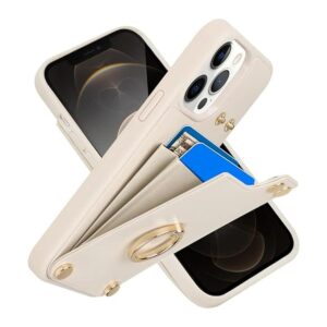 LAMEEKU Compatible con iPhone 12 ProiPhone 12 Wallet de_1