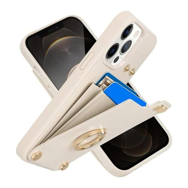LAMEEKU Compatible con iPhone 12 ProiPhone 12 Wallet de_1