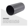 MECCANIXITY Tubo redondo rígido de PVC de 6 pulgadas de_4