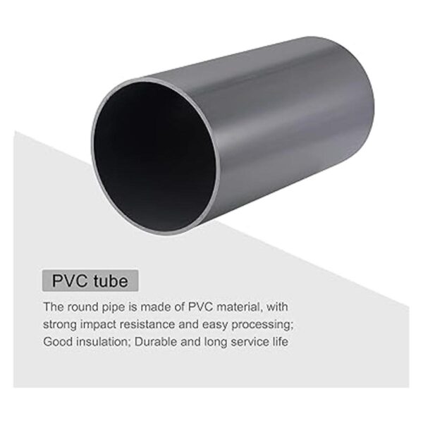 MECCANIXITY Tubo redondo rígido de PVC de 6 pulgadas de_4