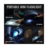 KeyUnity KF00 Mini llavero de titanio LED 15 lúmenes_6