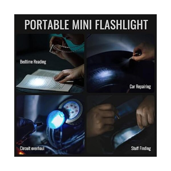 KeyUnity KF00 Mini llavero de titanio LED 15 lúmenes_6