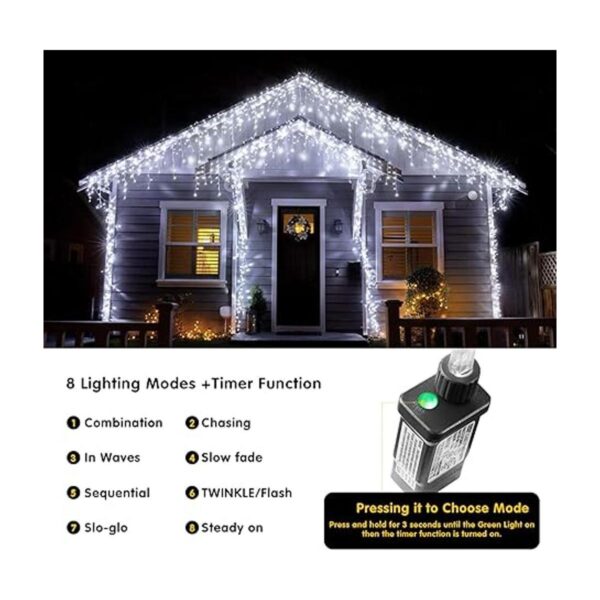 Luces LED de Navidad para exteriores decoraciones de_3