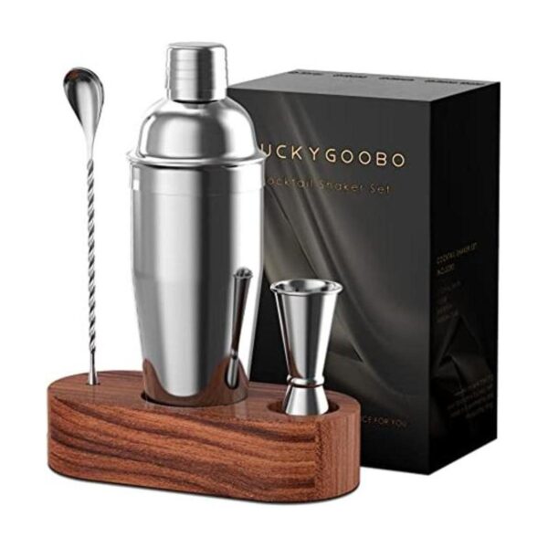 LUCKYGOOBO Juego de coctelera Martini de 24 onzas