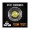 KeyUnity KF00 Mini llavero de titanio LED 15 lúmenes_3