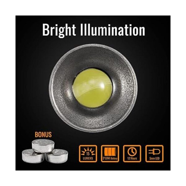 KeyUnity KF00 Mini llavero de titanio LED 15 lúmenes_3