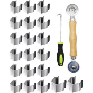 Kit de herramientas para puerta de mosquitera 20 clips de
