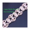 Moripama Cinta de cristal metálico de 1 yarda con_4