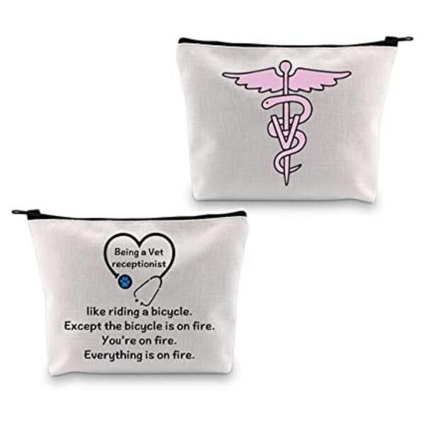 PXTIDY Regalos de recepcionista de veterinario bolsa de_1