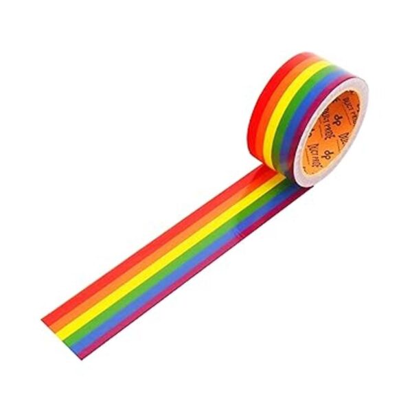Duct Pride Cinta arcoíris 1.88 pulgadas x 10 yardas por