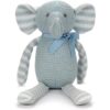 FLUFFYFUN Juguete de peluche de elefante bebé azul_1