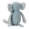 FLUFFYFUN Juguete de peluche de elefante bebé azul_3