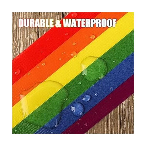 Duct Pride Cinta arcoíris 1.88 pulgadas x 10 yardas por