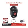 KeylessOption Mando a distancia 3btn para Toyota GQ43VT20T_2